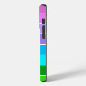 マーメイドカラーストライプ Case-Mate iPhoneケース (裏面 / 左)