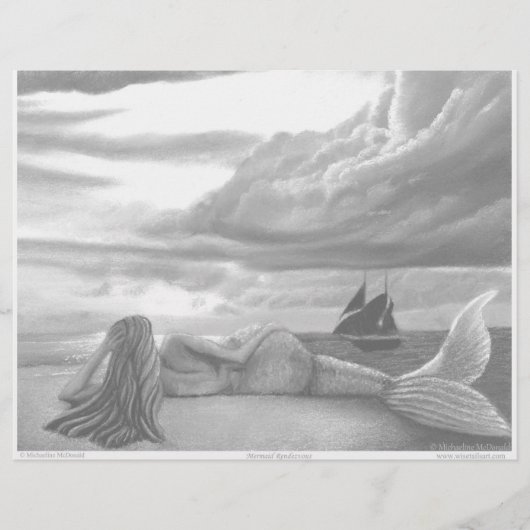 マーメイドカラーリングページ (正面)