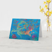 マーメイドカード カード (黄色い花)