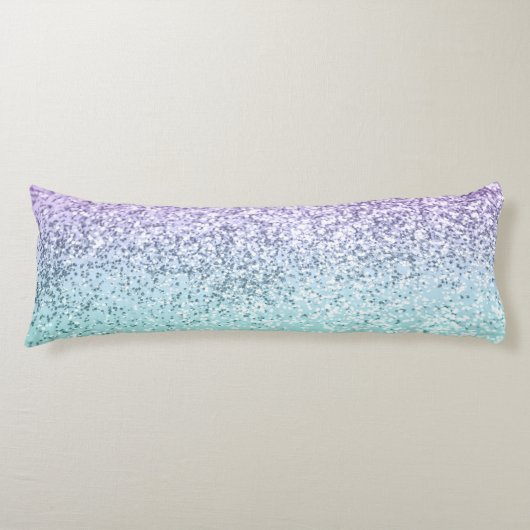 マーメイドガールグリッター1bフェイク(グリッター) #pastel ボディピロー (正面)