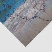 マーメイドガールブルーホワイト航海の海波 薄葉紙 (詳細)