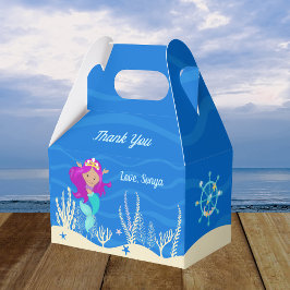 マーメイドガール水中海誕生日パーティー フェイバーボックス