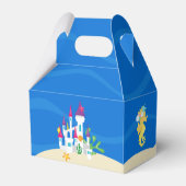 マーメイドガール水中海誕生日パーティー フェイバーボックス (裏面サイド)