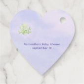 マーメイドガール赤ちゃんシャワー フェイバータグ (裏面)