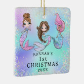 マーメイドガール1stクリスマス セラミックオーナメント (右)