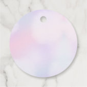 マーメイドガール1stバースデーパーティー好意ラベル フェイバータグ (裏面)