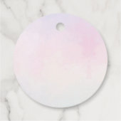 マーメイドガール1stバースデーパーティー好意ラベル フェイバータグ (裏面)