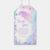 マーメイドガール1st誕生日パーティー ギフトタグ (正面)