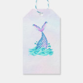 マーメイドガール1st誕生日パーティー ギフトタグ (裏面)