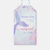 マーメイドガール1st誕生日パーティー ギフトタグ (正面)