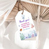 マーメイドガール1st誕生日パーティー ギフトタグ