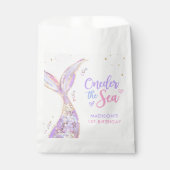 マーメイドガール1st誕生日パーティー フェイバーバッグ (正面)