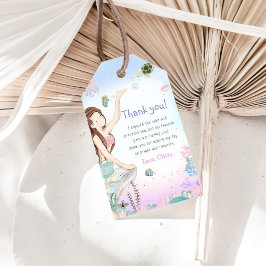 マーメイドガール4th誕生日パーティー ギフトタグ