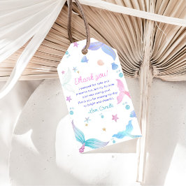 マーメイドガール4th誕生日パーティー ギフトタグ