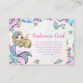 マーメイドガール5thバースデーパーティー エンクロージャーカード (正面)