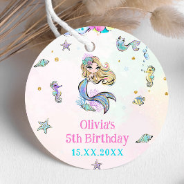 マーメイドガール5thバースデーパーティー フェイバータグ