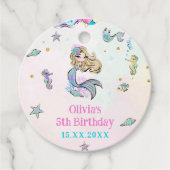 マーメイドガール5thバースデーパーティー フェイバータグ (正面)