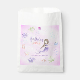 マーメイドガール6thバースデーパーティー フェイバーバッグ