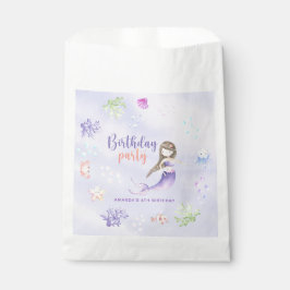マーメイドガール6thバースデーパーティー フェイバーバッグ