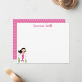 マーメイドガール ノートカード (正面/裏面インサイチュ)