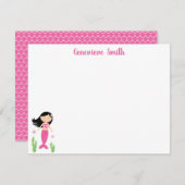 マーメイドガール ノートカード (正面/裏面)