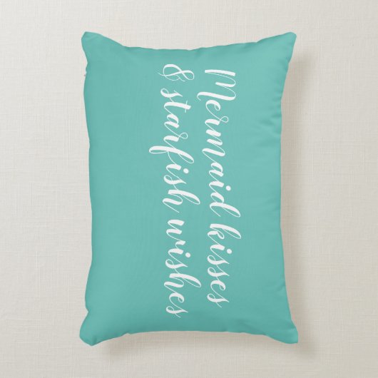 マーメイドキススターフィッシュがアクセント枕を願う アクセントクッション (正面(垂直))