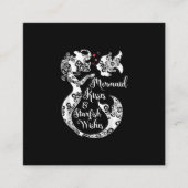 マーメイドキススターフィッシュ希望マンダラメルマイスイム スクエア名刺 (正面)