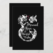 マーメイドキススターフィッシュ希望マンダラメルマイスイム 招待状 (正面/裏面)