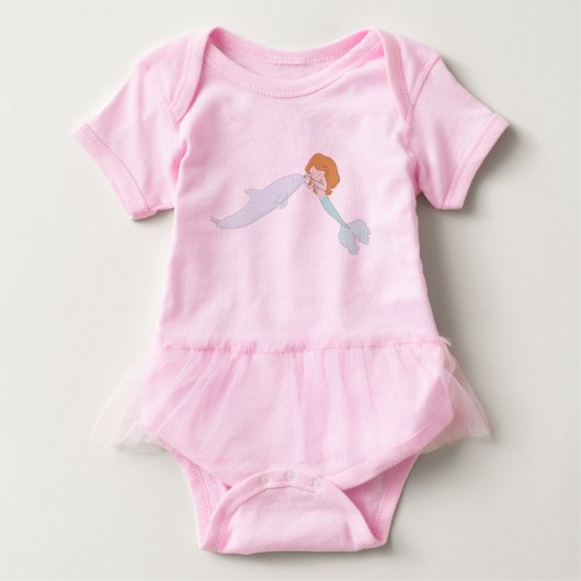 マーメイドキス ベビーTシャツ (正面)