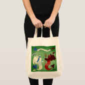 マーメイドキャットアングルとデビルトートバッグ トートバッグ (正面(商品))