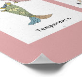 マーメイドキャットタロット専攻のアルカナ ポスター (角)