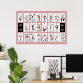 マーメイドキャットタロット専攻のアルカナ ポスター (ホームオフィス)