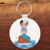 マーメイドキーチェーンを持ち上げる キーホルダー (正面)