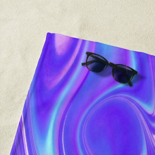 マーメイドギグルス抽象芸術 ビーチタオル (インサイチュ)