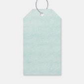 マーメイドギフトラップパーソナライズされたハッピーバースデー ギフトタグ (裏面)