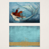 マーメイドギフトラベルレッドB3 (正面&裏面)