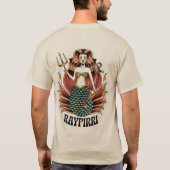 マーメイドクイーンオブザシーズ – Rayphirri Tシャツ (裏面)