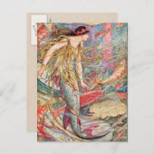 マーメイドクイーン子供部屋リーム ポストカード (正面/裏面)