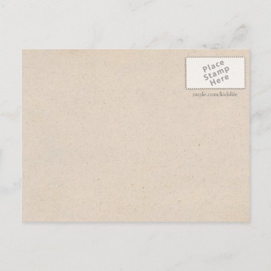 マーメイドクイーン子供部屋リーム ポストカード (裏面)