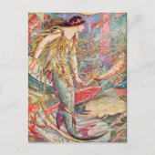 マーメイドクイーン子供部屋リーム ポストカード (正面)