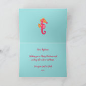 マーメイドクリスマスウォーター色 シーズンカード (内部)