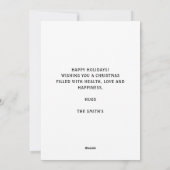 マーメイドクリスマスサマービーチクリスマス シーズンカード (裏面)