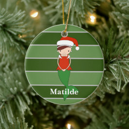 マーメイドクリスマススペシャル セラミックオーナメント