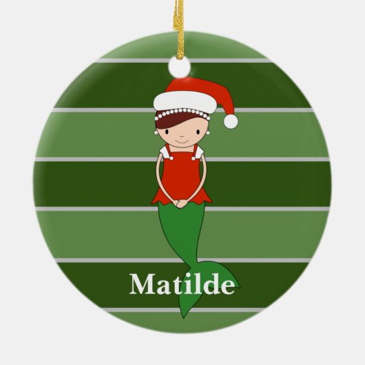 マーメイドクリスマススペシャル セラミックオーナメント (裏面)