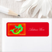 マーメイドクリスマスレッド ラベル (インサイチュ)