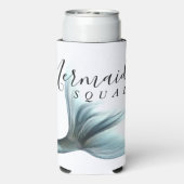 マーメイドクルーアクア | Mint Seaoooam Luxeブライダルパーティ スリム缶クーラー (Seltzer裏面)