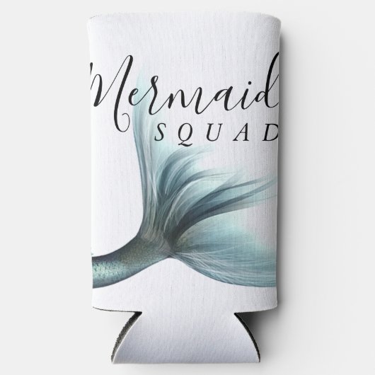 マーメイドクルーアクア | Mint Seaoooam Luxeブライダルパーティ スリム缶クーラー (正面)