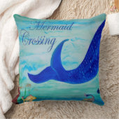 マーメイドクロッシング装飾用クッション クッション (ブランケット)