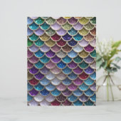 マーメイドグラムグリッターはかりで測スクラップブック紙 (スタンド正面)