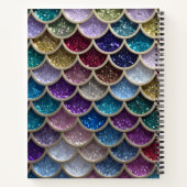 マーメイドグラムグリッター はかりで測 ノートブック (裏面)